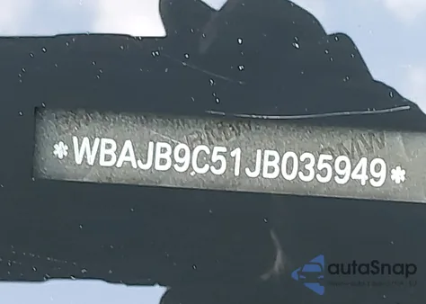 2018 BMW M550I xDrive из США, поврежденный, VIN WBAJB9C51JB035949